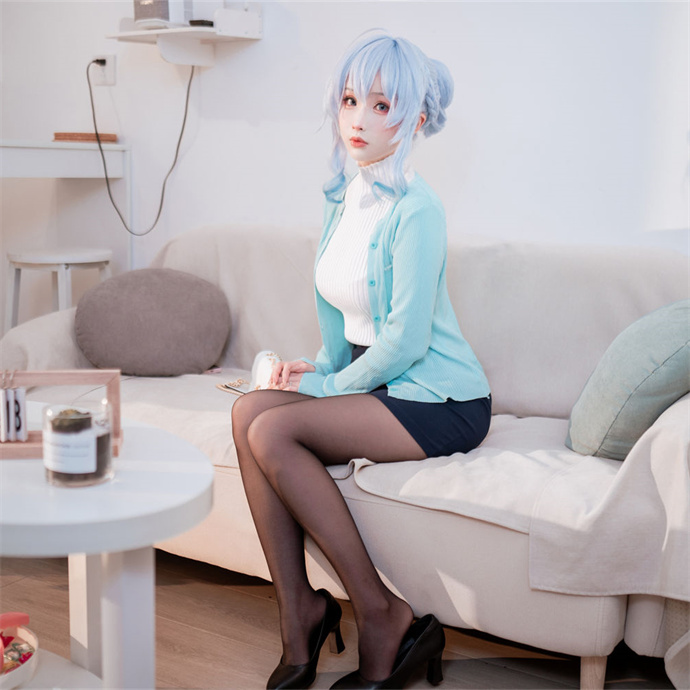 rioko凉凉子雪女，秀美清丽