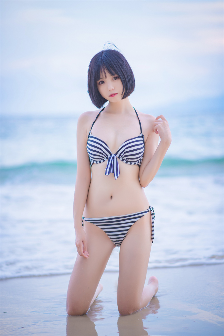 白金Saki图集：COS二次元界的卖萌女神