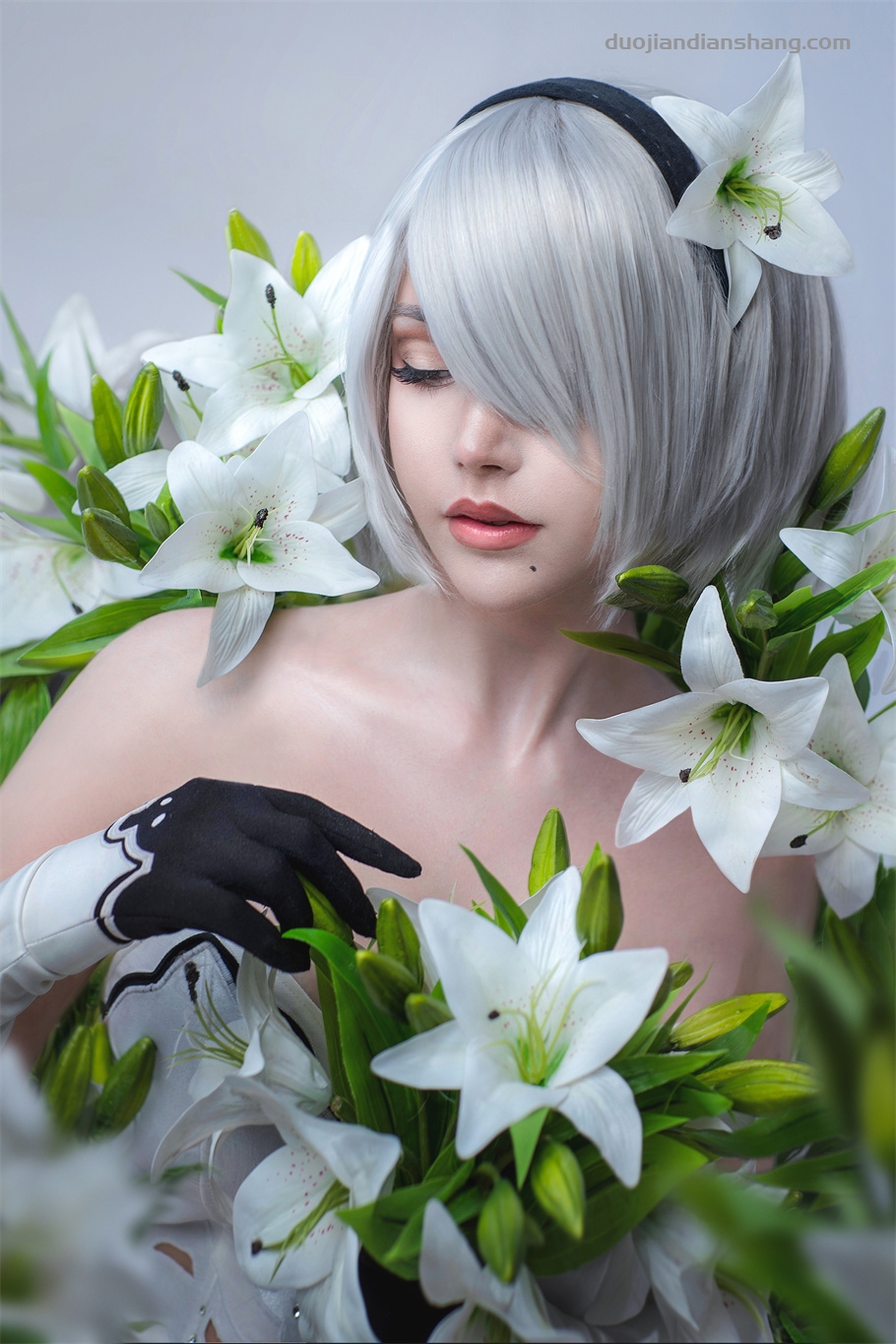 图片[4]-Sayathefox的cos 2B Floral 最新照片 花瓣般绽放！-拐角萌图